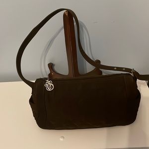 Vera Bradley brown quilted purse